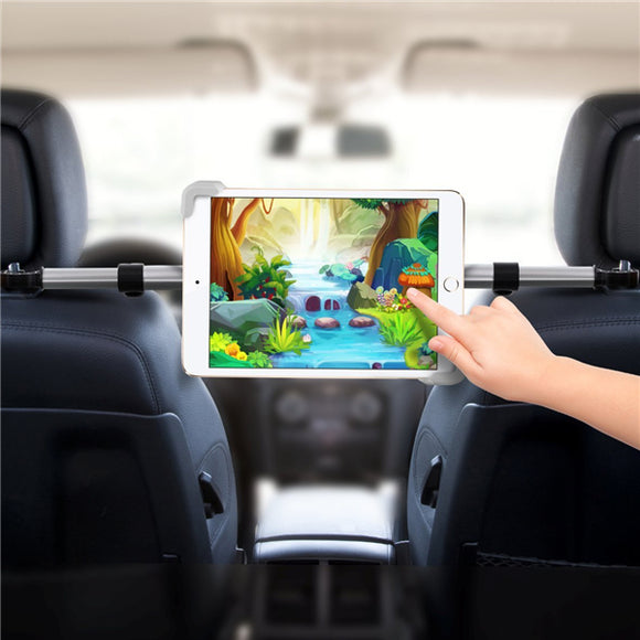 Aluminium Alloy Car Headrest Mount Back Seat Tablet Holder for 7-10 inches