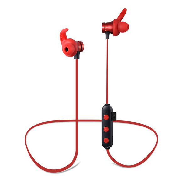 Bakeey XT22 Wireless bluetooth Earphone Magnetic Adsorption TF Card Sports Headphone with Mic