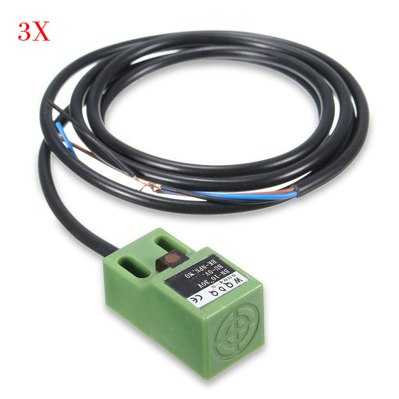 3pcs SN04-N 5mm Inductive Proximity Sensor Switch Test Approach NPN NO DC10-30V