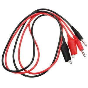 1M 5A AV Banana Plug Alligator Clip Lead Connector Dual Tester Probe for Multimeter Probe Measurement