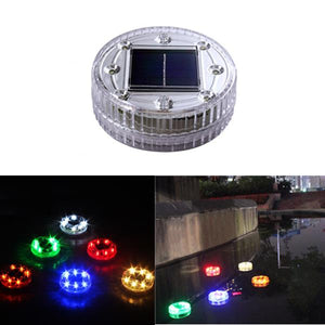 Solar 6 LED Underground Buried Light Waterproof Outdoor Garden Lawn Landscape Pond Floating Lamp