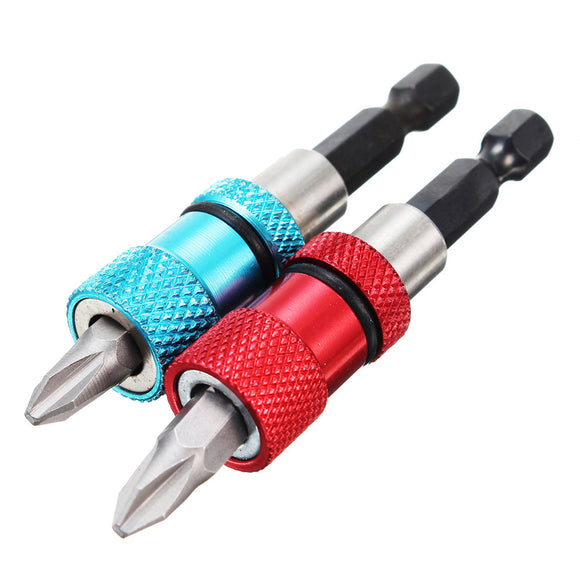 Adjustable Screw Depth Magnetic Screwdriver Bit Holder 1/4 Inch Hex Driver with PH2 Scewdriver Bit