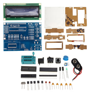 Transistor Tester Kit Resistance and Capacitance Transistor Electronic Measurement DIY Kit Practice Parts