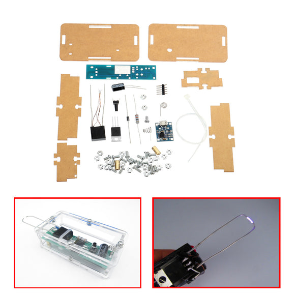 5pcs High Voltage Generator DC3-5V Rechargeable Electronic Assembly Arc Ignition Parts