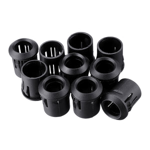 30pcs 8MM LED Holder Black Plastic Diode Lampshade Holder Clip Bezel Mount Light Case Cup Bezels Mounting Cases