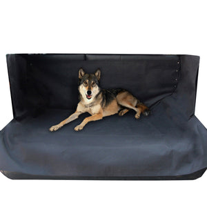 Pet Seat Cover Black Waterproof Oxford Washable Non Slip Backing Organizer Pet Mat for Cars