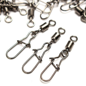 ZANLURE 25Pcs Snap Links Swivels Fishing Tackle Enhanced Pin For Coarse Carp Sea Fishing