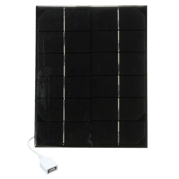 5.7W 6V Mini Monocrystalline Solar Panels With USB Charging