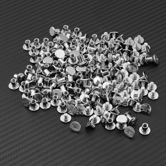 Drillpro 100pcs M5x6 Lash Rivet Lash Nail Desk Calendar Screw With Butt Screw