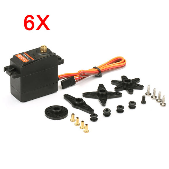 6X DS3218 Updated Servo 15KG Torque 270 Full Metal Gear Digital Servo