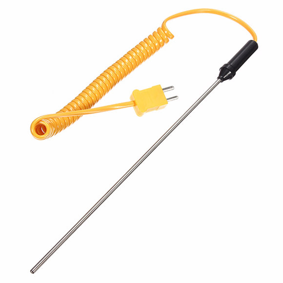 5pcs K-Type Thermocouple Probe Stainless Steel Temperature Sensor