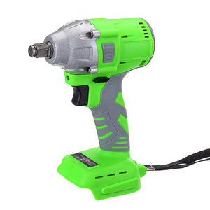 400W Brushless Lithium Battery Electric Wrench 520N.M Rechargeable Impact Wrench for Maintenance Woodworking