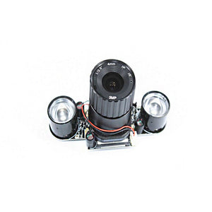 5MP OV5647 Camera Module 72 Focal Adjustable Length Night Vision NoIR Camera Board with Automatic IR-CUT