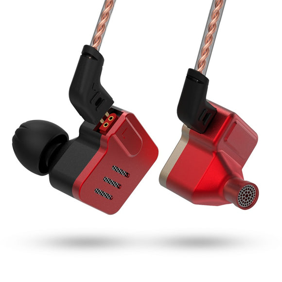 Original KZ BA10 HIFI Earphone 5BA Balanced Armature Driver 3.5mm In-ear Monitor Bass Headphone