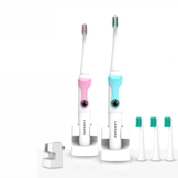 Lansung SN902 Ultrasonic Toothbrush Oral Hygiene Electronic Sonic Tooth Brush For Adults and Kids