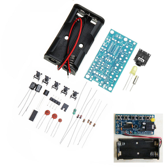 DC 1.8V To 3.6V DIY 76MHz To 108MHz Wireless Stereo PCB FM Radio Module Learning Kits