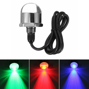 9W 12V 9 LED 1/2inch IP68 Waterproof Boat Yacht Light NPT MarineUnderwater Lights Steel