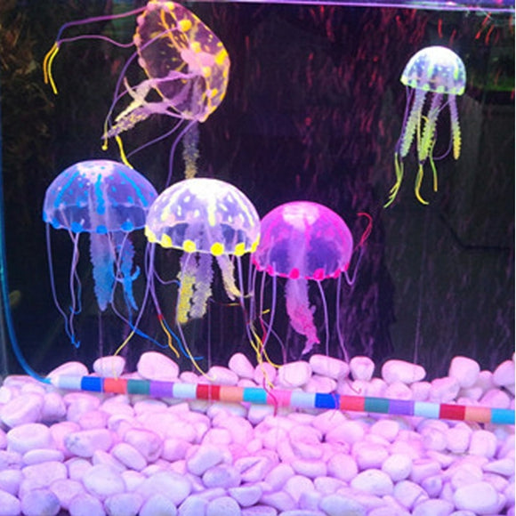 5 Colour A Set For Artificial Jellyfish Fish Aquarium Decoration 8.5CM