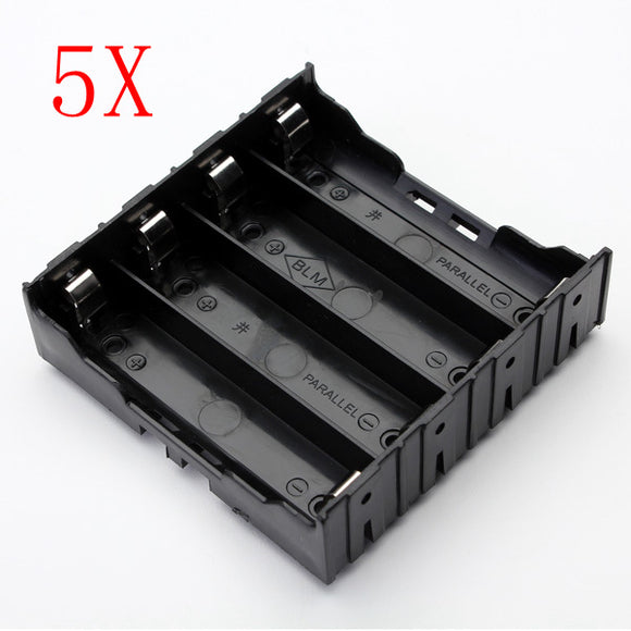 5Pcs E1A1 ABS Battery Box Holder For 4 x 18650