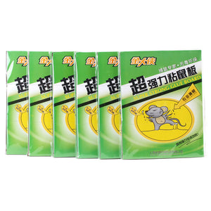 6 pcs Pest Killer Mouse Trap Sticky Board Strong Glue Rodent Rat