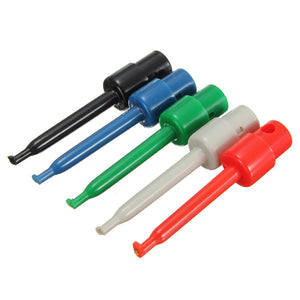 One Mini Test Hook Clips Grabber Probe Digital Multimeter Color Random