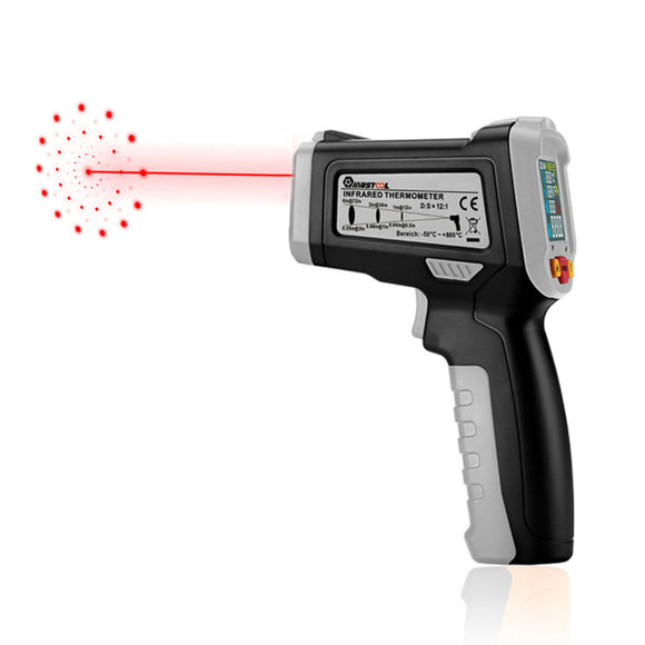 MUSTOOL MT6300 Digital LCD Color Display Non Contact Infrared Laser Thermometer Temperature Gun