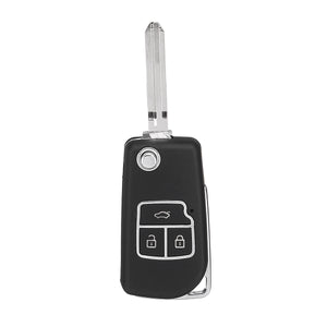 3 Buttons Folding Remote Key Case Shell with Blade for Toyota Camry Corolla Reiz RAV4