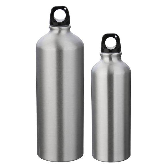 500/1000ML Portable Stainless Steel Drinking Water Bottle Kettle Suitable for Sports Traveling Climbing