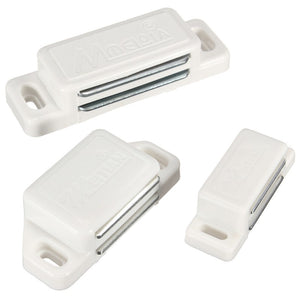 Magnetic Door Catch Stopper Holder Lock Latch White for Cabinet Cupboard Door Wardrobe