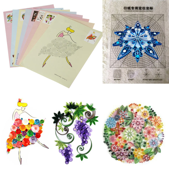 18PCS DIY Release Drawing Locating Paper Quilling Tool Craft Paper Art Collection Set