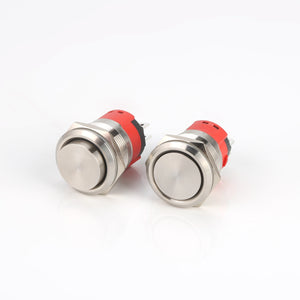 22MM 18A 250V 4Pin Button Switch Momentary Reset Push Button Switch