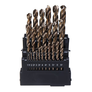 Drillpro M42 HSS Drill Bit Set 3 Edge Head 8% High Cobalt Drill Bit Twist Drill for Stainless Steel Wood Metal Drilling