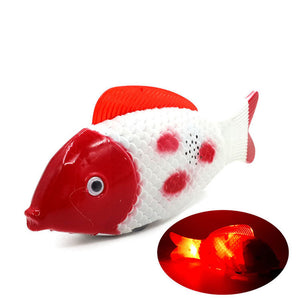 Funny Simulation Electric Running Fish With Music Toys For Pets Playing Gift