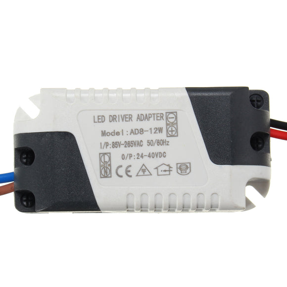 AC85-265V To DC24-40V 8-12W 300mA LED Light Lamp Driver Adapter Transformer Power Supply