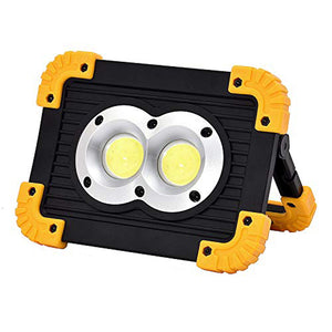 GM802 2x20W COB 4 Modes Rechargeable Work Light Portable Outdoor Mobile Power Bank