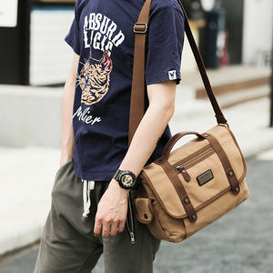 Leisure Canvas Shoulder Bag Handbag For Men