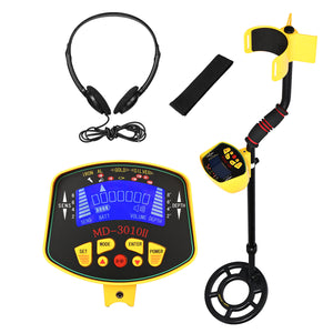 MD-3010II Metal Detector LCD Display Deep Treasure Finder Waterproof Coil