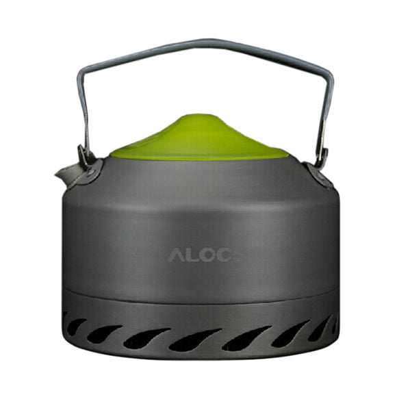 Alocs Outdoor Portable 0.9L  Water Kettle Camping Hiking Teapot Picnic Boiling Kettle