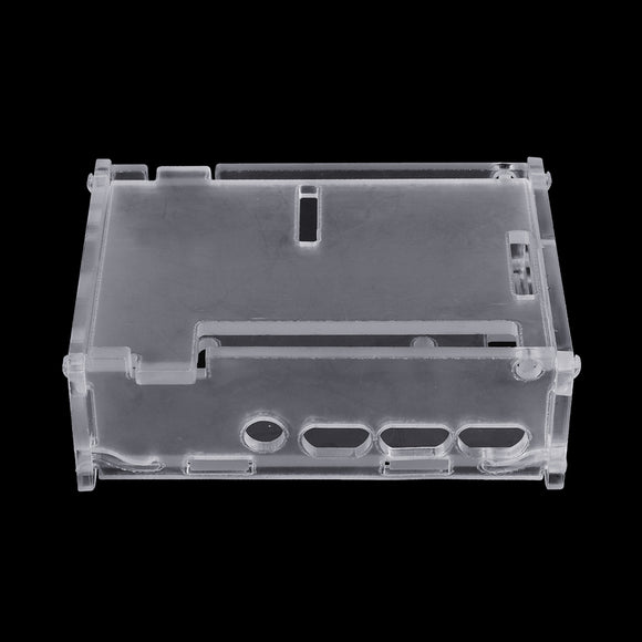 KEYES Tranparent Acrylic Protective Shell Holding Case for Raspberry Pi 4 Model B Only