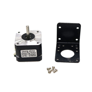 1.3A/0.30Nm/12V 42 Stepper Motor with Bracket DIY Kit for 3D Printer CNC Part