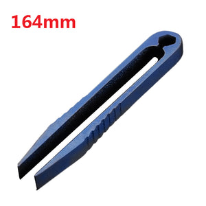 AOTDDOR EDC 164mm Blue Tweezers TC4 Titanium Alloy Mini Portable Tool