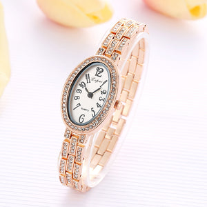 LVPAI P134 Retro Style Crystal Dress Ladies Bracelet Watch Fashionable Quartz Watches