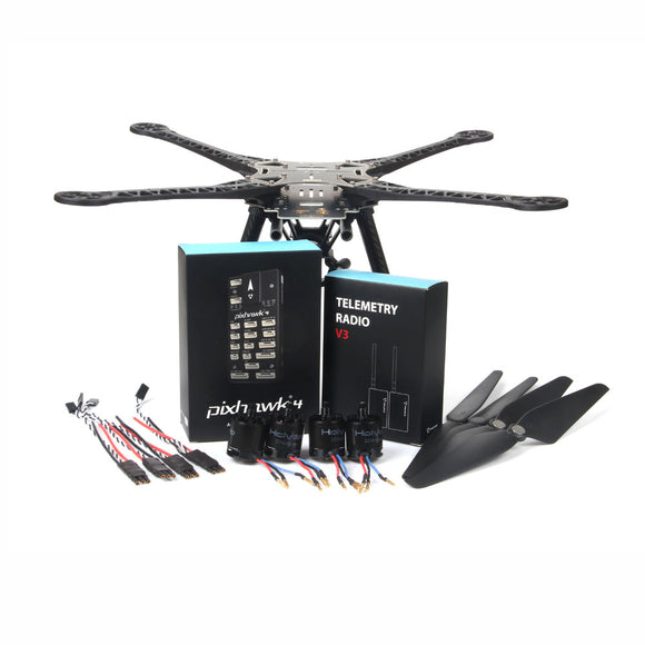 Holybro S500 V2 Frame Pixhawk 4 FC 433/915MHz Telemetry Radio 2216 880KV Brushless Motor 1045 Propeller Kit Combo