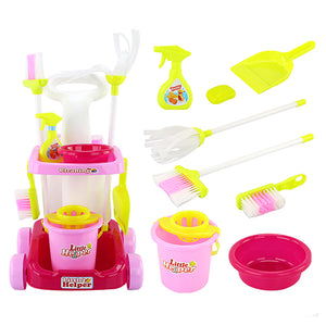 Kids Play House Cleaning Set Children Role Play Toy Education Toys