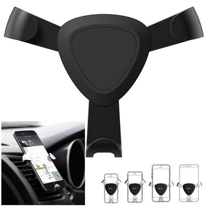 Novel Triangle Fixator Car Air Vent Holder Gravity Linkage Phone Bracket for iPhone Samsung Xiaomi