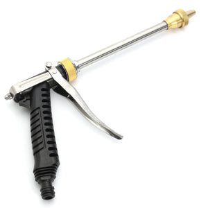 High Pressure Metal Hose Long Rod Nozzle Water Sprayer Wash Gun Lawn