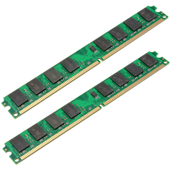 2PCS 2GB DDR2-800MHz PC2-6400 240PIN DIMM AMD Motherboard Memory RAM