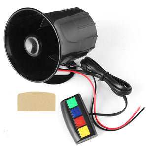 4 Sound Loud 110dB 30W 12V Alarm Fire Horn Siren Speaker For Car Motorcycle RV