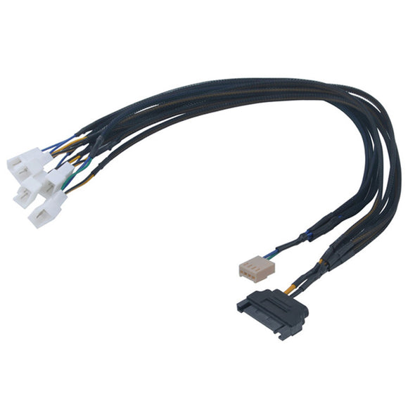 Akasa AK-CBFA07-45 FLEXA FP5S Fan Splitter Cable for 5 PWM Fans