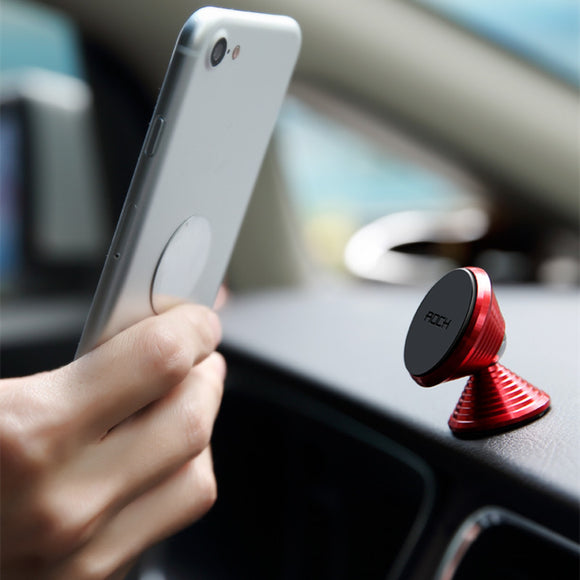 ROCK Dumbbell Strong Magnetic Aluminum Alloy Dashboard Car Mount Phone Holder for Xiaomi iPhone